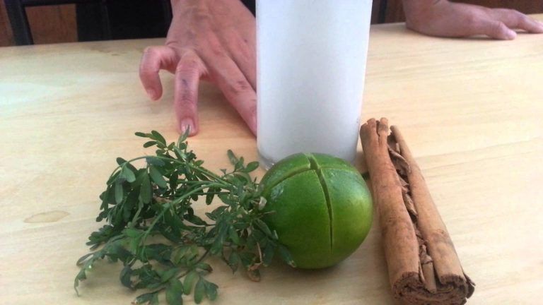 El limón absorbe la energía negativa y la sal la transforma