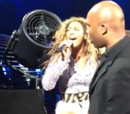 Beyonce en trágico accidente en concierto