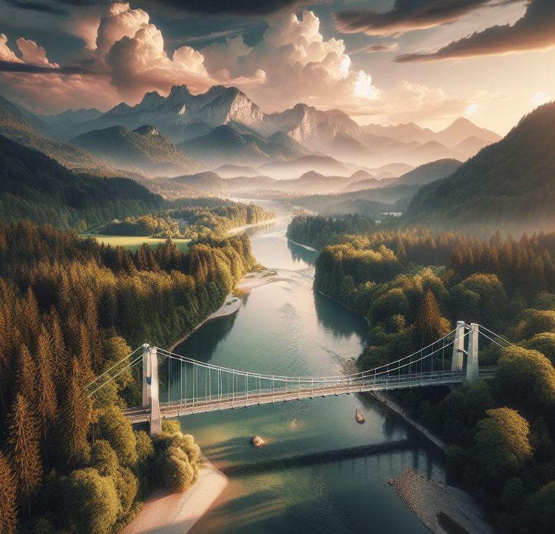Puente sobre un río