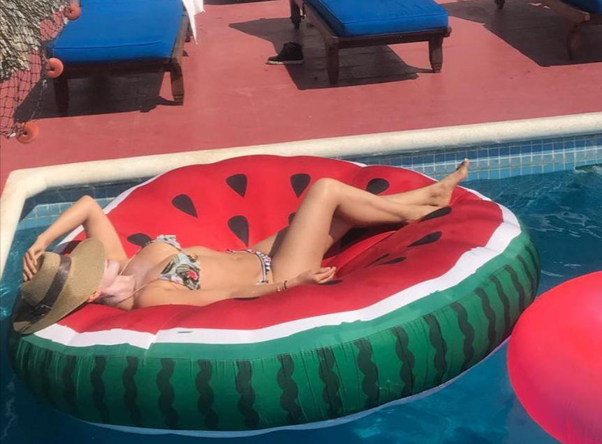Aracely Arámbula provoca comentarios posando en vikini