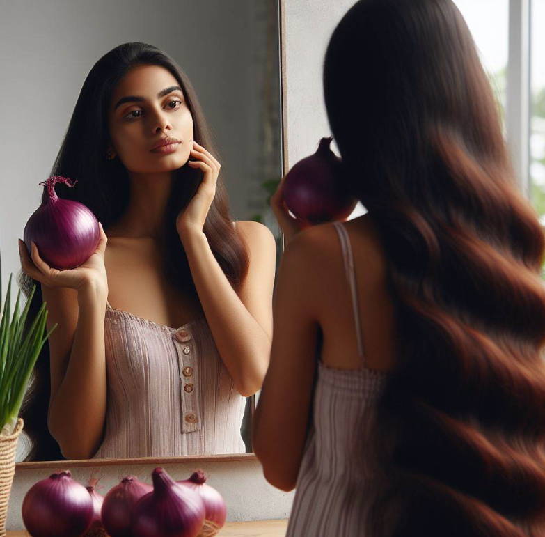 Mujer con cabello largo