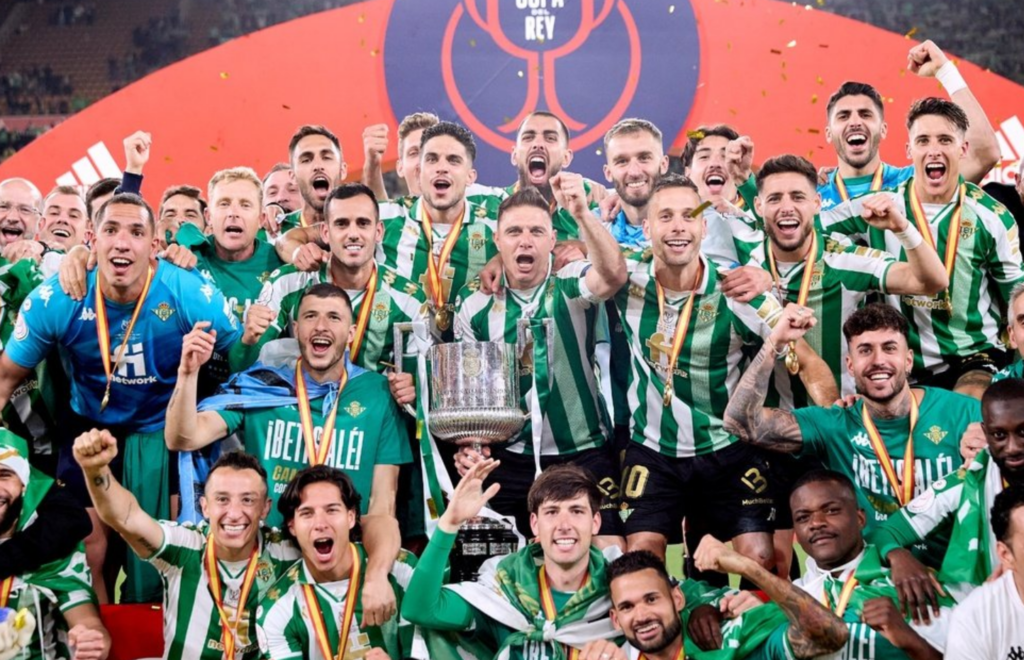 Celebración de Real Betis