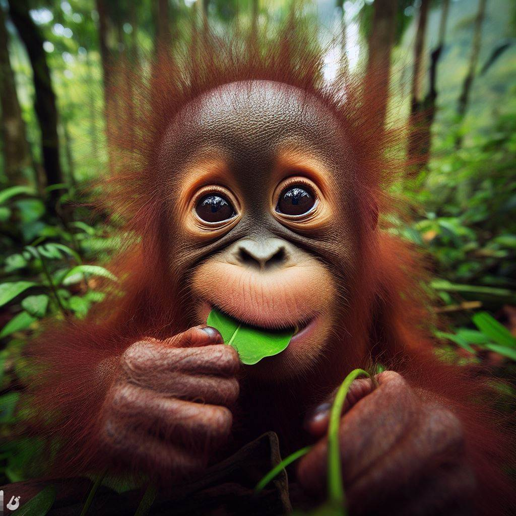 Nace una cría sana de orangután de Sumatra