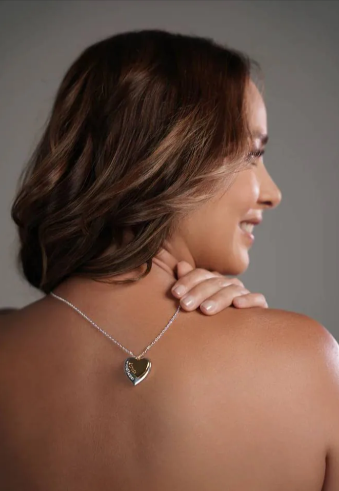 Cadena con forma de corazón