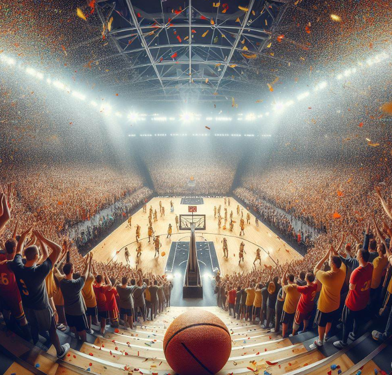 Maravilloso juego de baloncesto