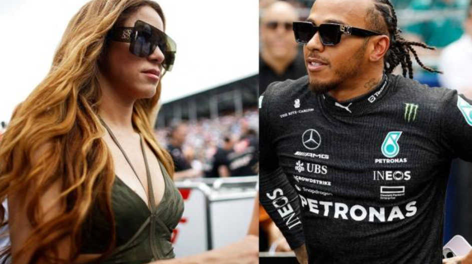 Shakira y Lewis Hamilton en un video juntos