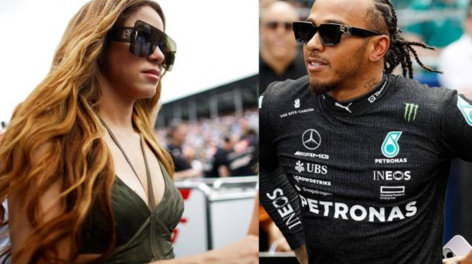 Shakira y Lewis Hamilton en un video juntos 