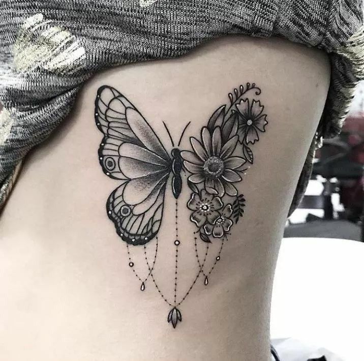 Tatuajes pequeños de mariposa